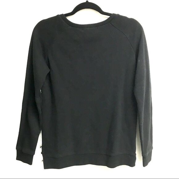 SCOTCH & SODA Chunky Knit Sweater Black White XS - Picture 2 of 3